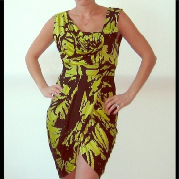 - Tibi graphic print silk jersey dress - Picture 1 of 6